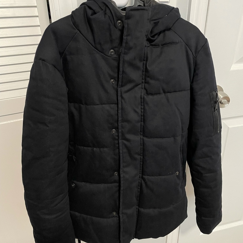 Zara Men Winter Jacket Black